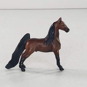 Breyer Mini Whinnies Show Pose Saddlebred Stallion Horse Red Bay #300100